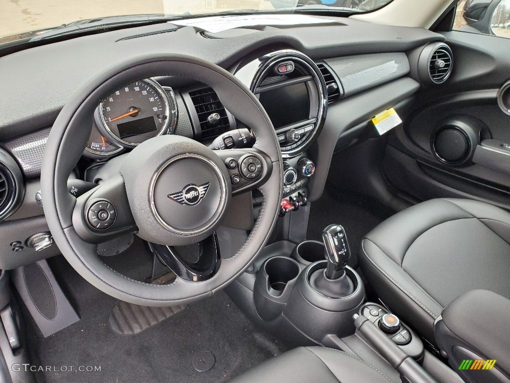 Carbon Black Interior 2020 Mini Hardtop Cooper 2 Door Photo #136454833