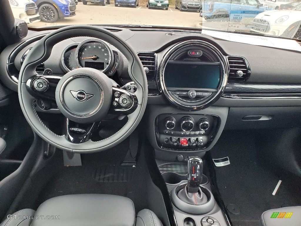 2020 Mini Clubman Cooper S All4 Carbon Black Lounge Leather Dashboard Photo #136455036