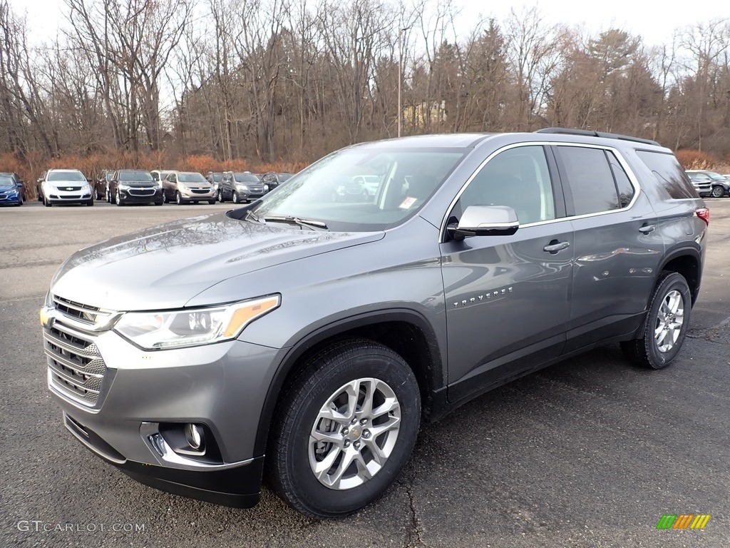Satin Steel Metallic 2020 Chevrolet Traverse LT AWD Exterior Photo #136455054