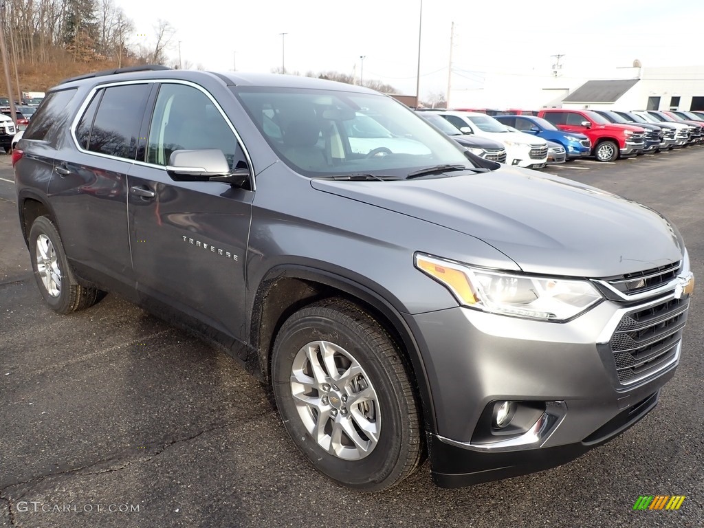 Satin Steel Metallic 2020 Chevrolet Traverse LT AWD Exterior Photo #136455207