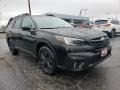 2020 Crystal Black Silica Subaru Outback Onyx Edition XT  photo #1