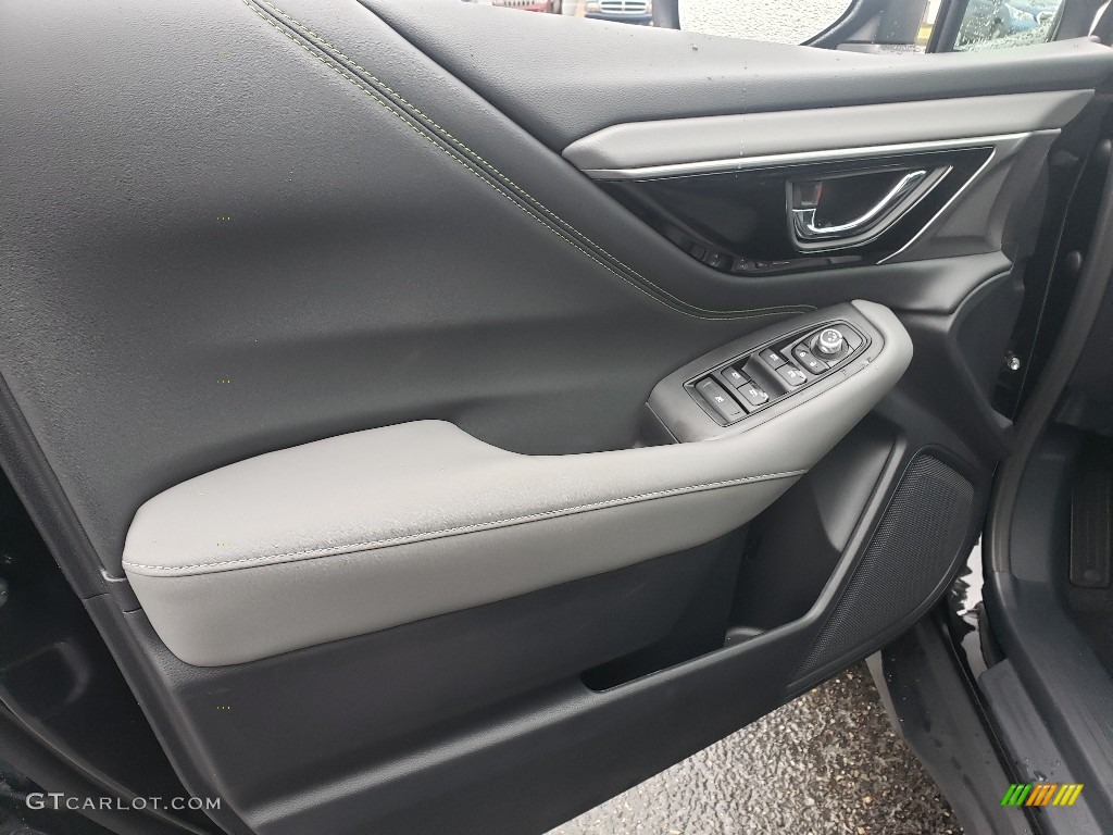 2020 Subaru Outback Onyx Edition XT Gray StarTex Door Panel Photo #136455480