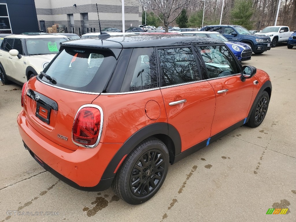 2020 Hardtop Cooper 4 Door - Solaris Orange Metallic / Carbon Black photo #2