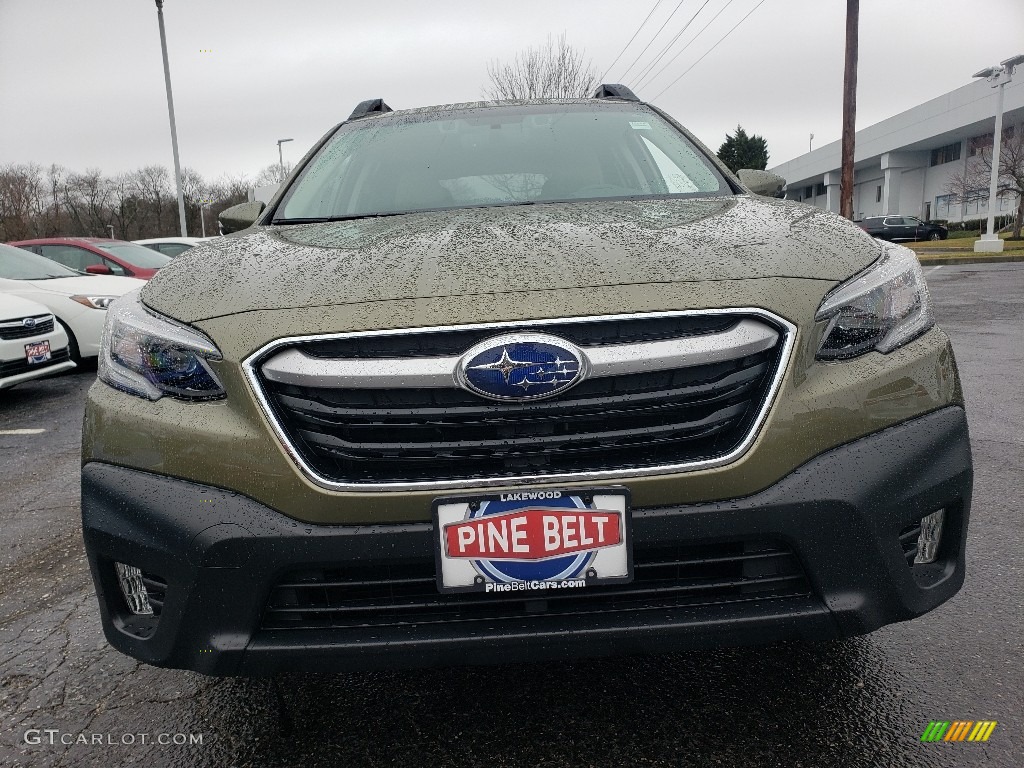 2020 Outback 2.5i Premium - Autumn Green Metallic / Warm Ivory photo #2