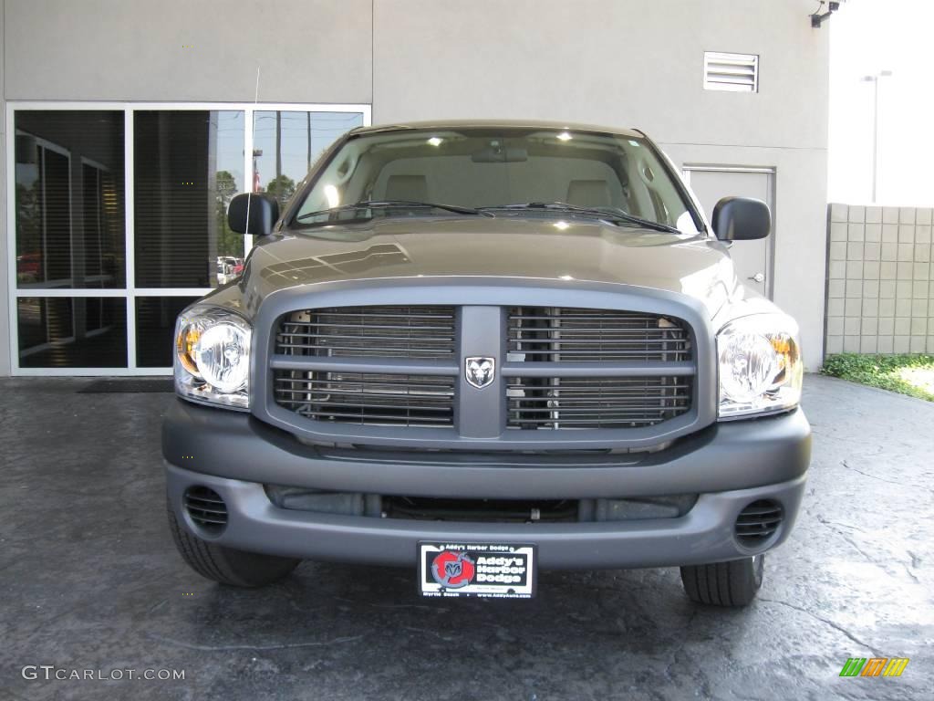 2008 Ram 1500 ST Regular Cab - Light Khaki Metallic / Khaki photo #3