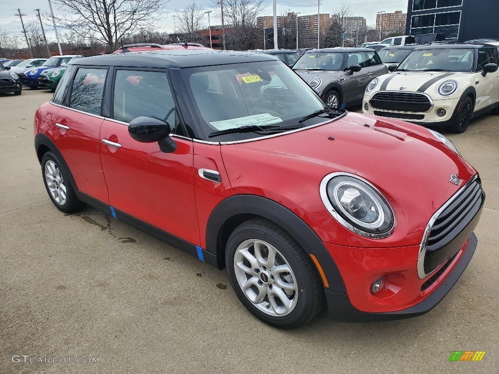 Chili Red 2020 Mini Hardtop Cooper 4 Door Exterior Photo #136455975