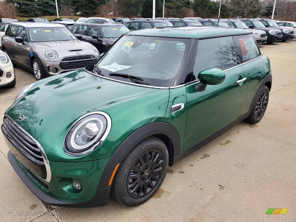 British Racing Green IV Metallic 2020 Mini Hardtop Cooper 2 Door Exterior Photo #136456587