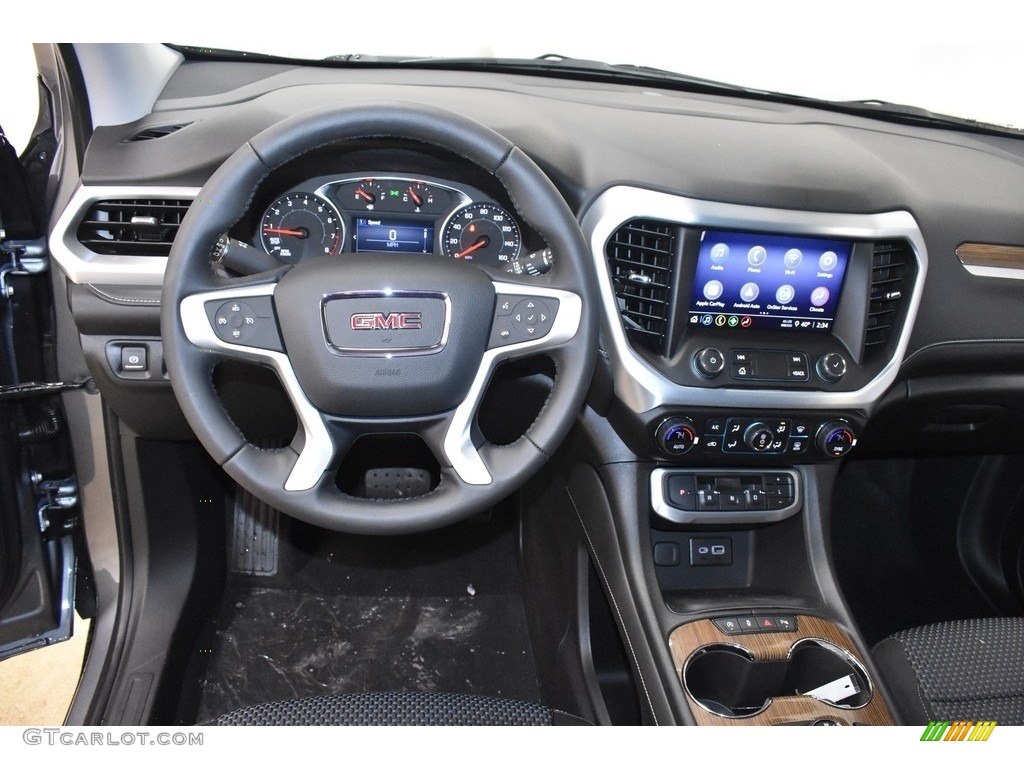 2020 GMC Acadia SLE AWD Jet Black Dashboard Photo #136456626