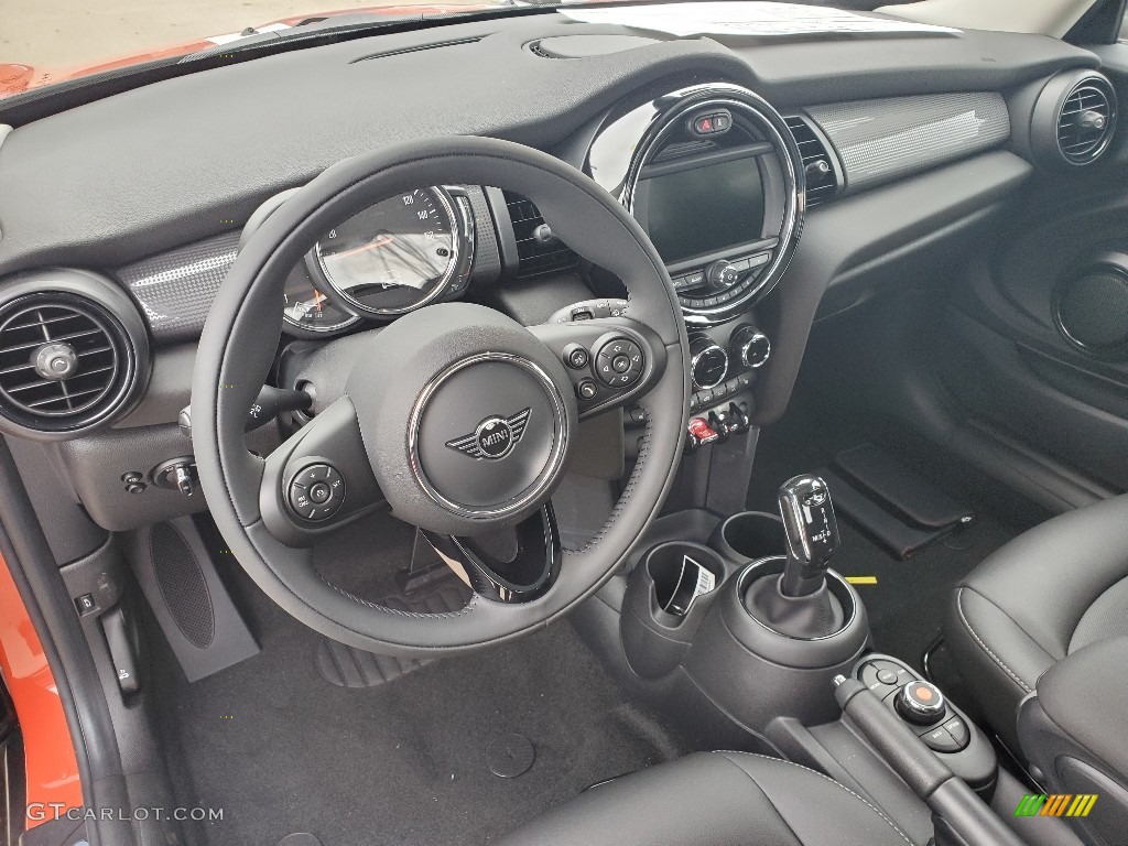 2020 Mini Hardtop Cooper 2 Door Carbon Black Dashboard Photo #136456818