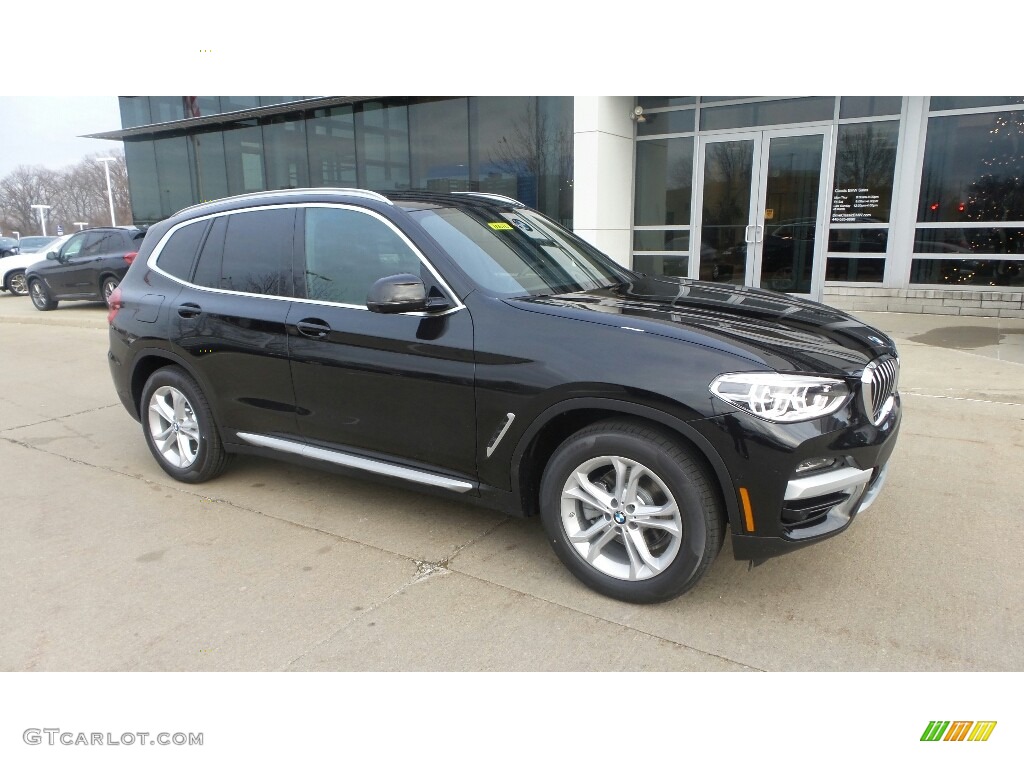 2020 X3 xDrive30i - Black Sapphire Metallic / Black photo #1