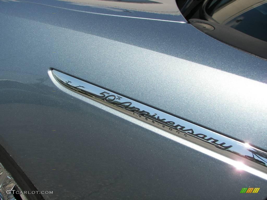 2005 Thunderbird Premium Roadster - Medium Steel Blue Metallic / Black Ink photo #6