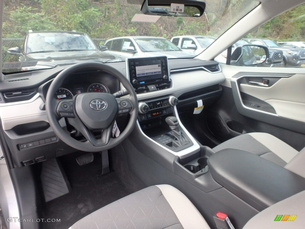 Black Interior 2019 Toyota RAV4 XLE AWD Photo #136458345