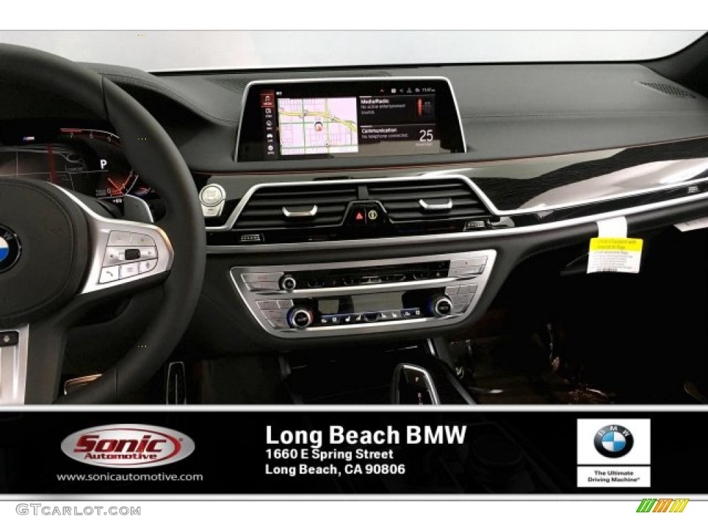 2020 7 Series 740i Sedan - Mineral White Metallic / Black photo #5