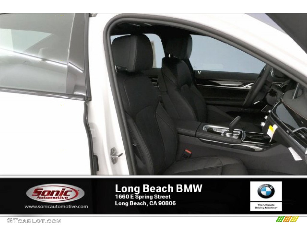 2020 7 Series 740i Sedan - Mineral White Metallic / Black photo #7