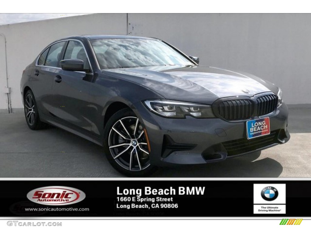 2020 3 Series 330i Sedan - Mineral Grey Metallic / Black photo #1