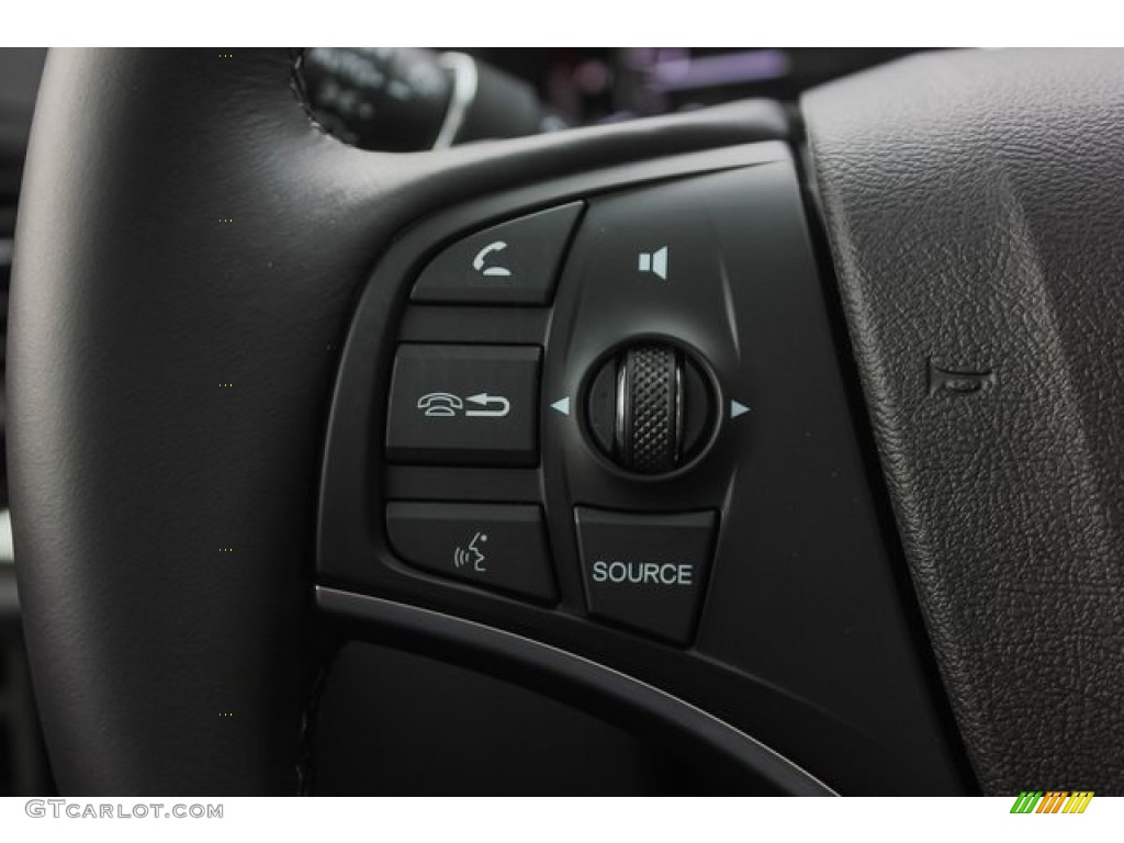 2020 Acura MDX FWD Ebony Steering Wheel Photo #136461742