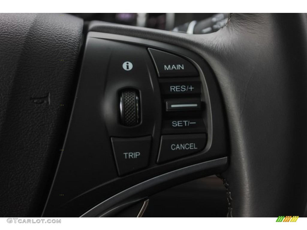 2020 Acura MDX FWD Ebony Steering Wheel Photo #136461759