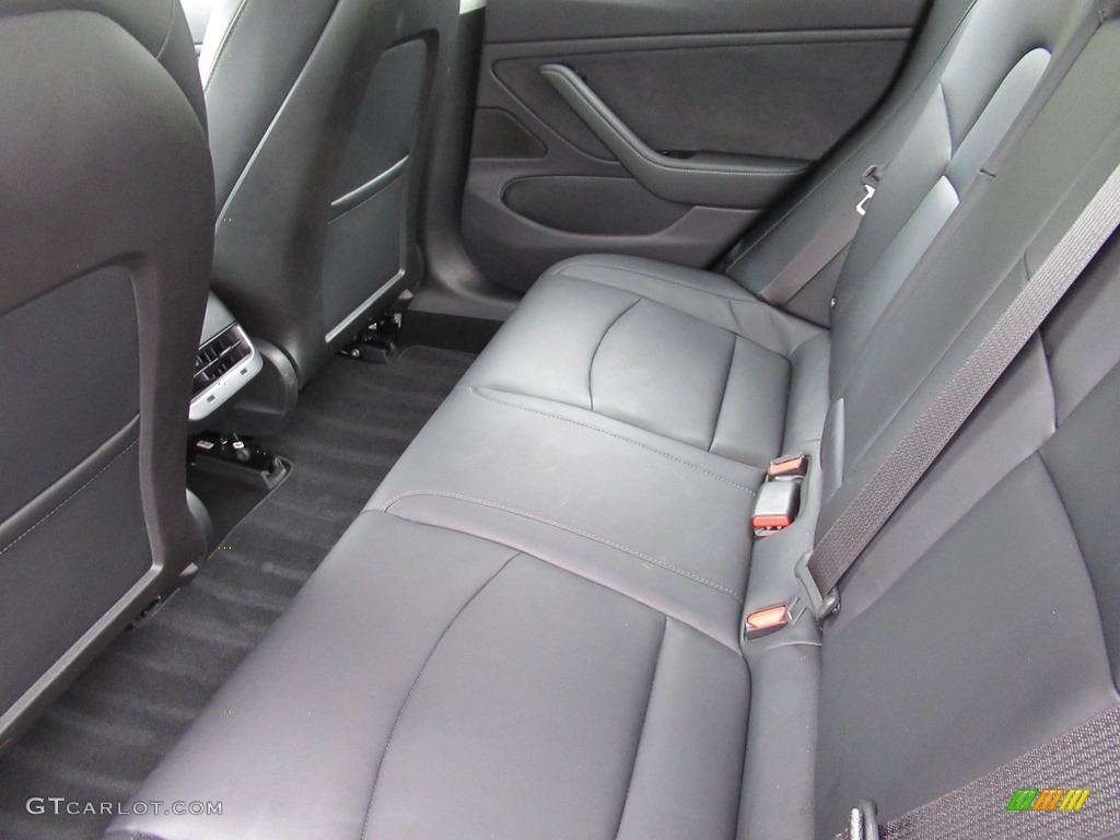 2018 Tesla Model 3 Long Range Rear Seat Photo #136466521