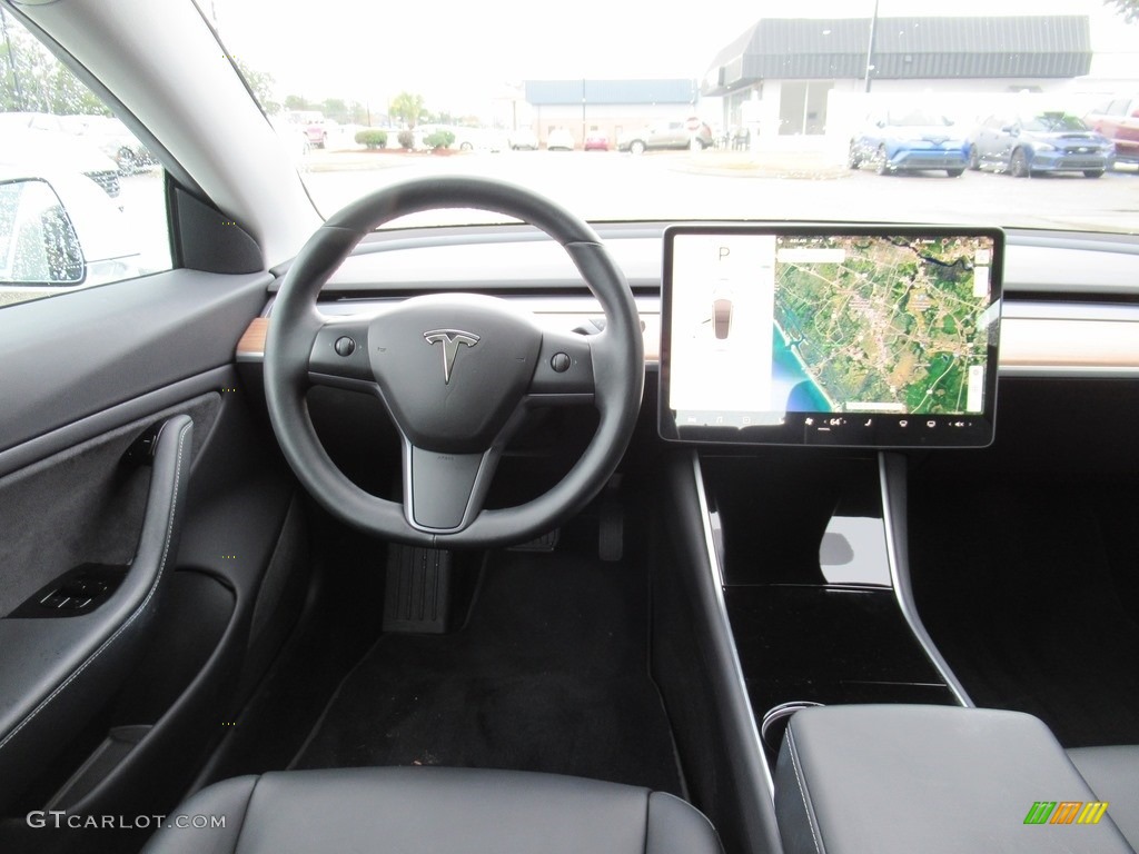 2018 Tesla Model 3 Long Range Black Dashboard Photo #136466572