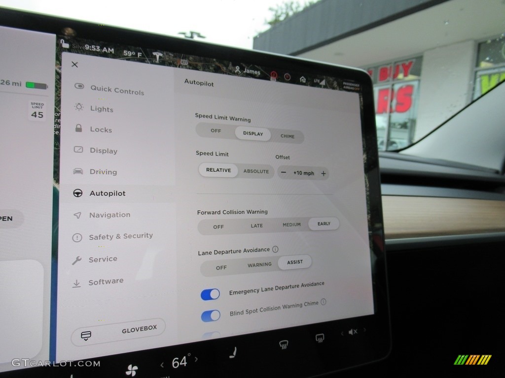 2018 Model 3 Long Range - Pearl White Multi-Coat / Black photo #17