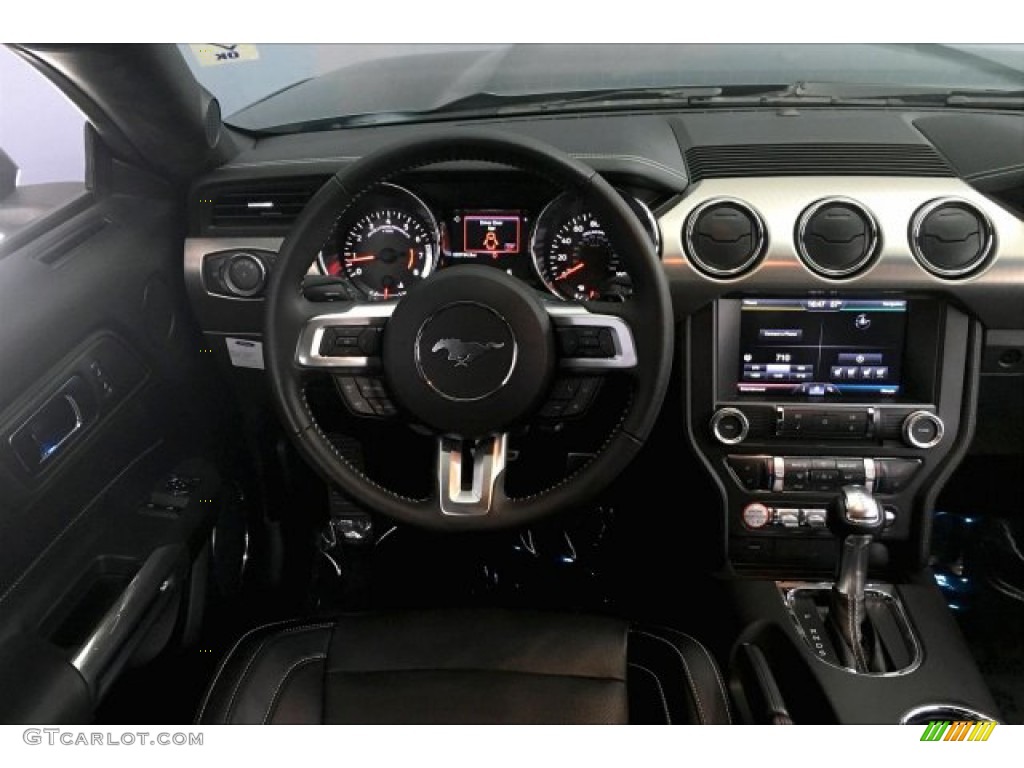 2015 Mustang EcoBoost Premium Coupe - Magnetic Metallic / Ebony photo #4