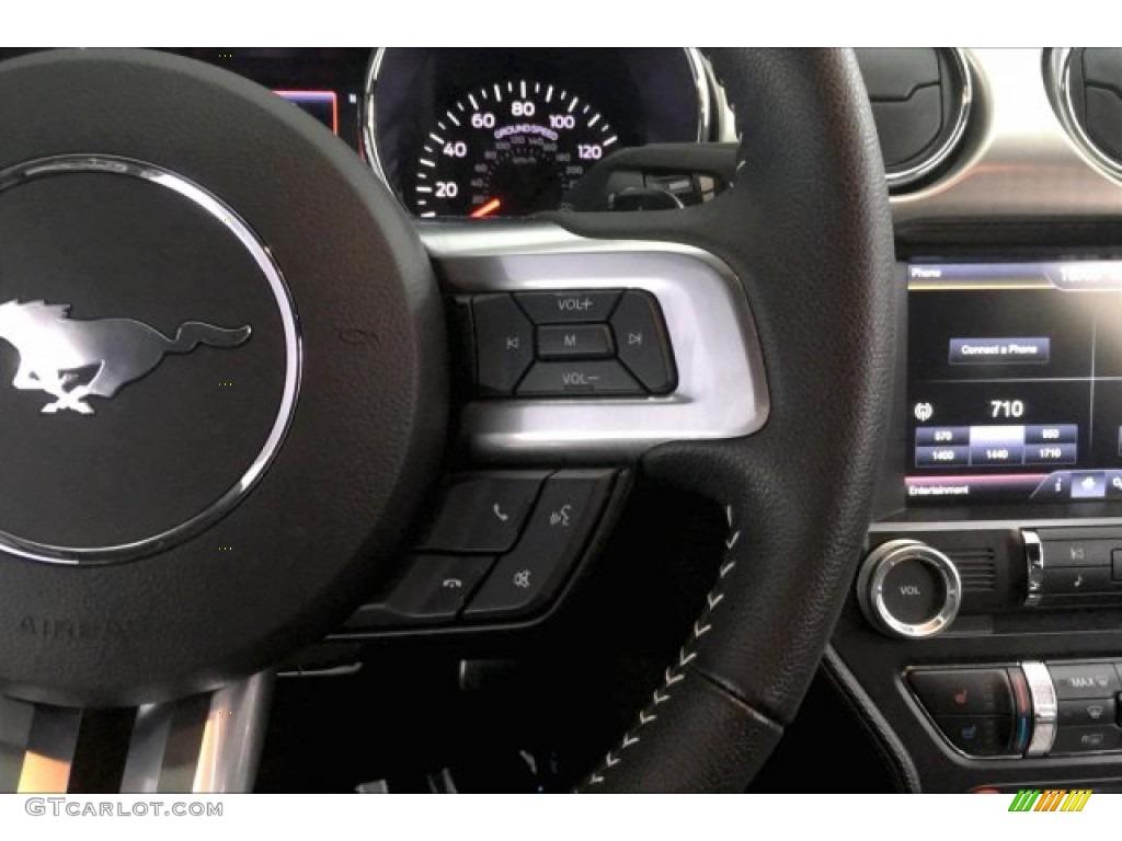 2015 Mustang EcoBoost Premium Coupe - Magnetic Metallic / Ebony photo #14