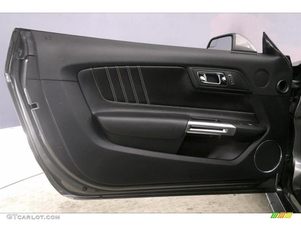 2015 Mustang EcoBoost Premium Coupe - Magnetic Metallic / Ebony photo #20