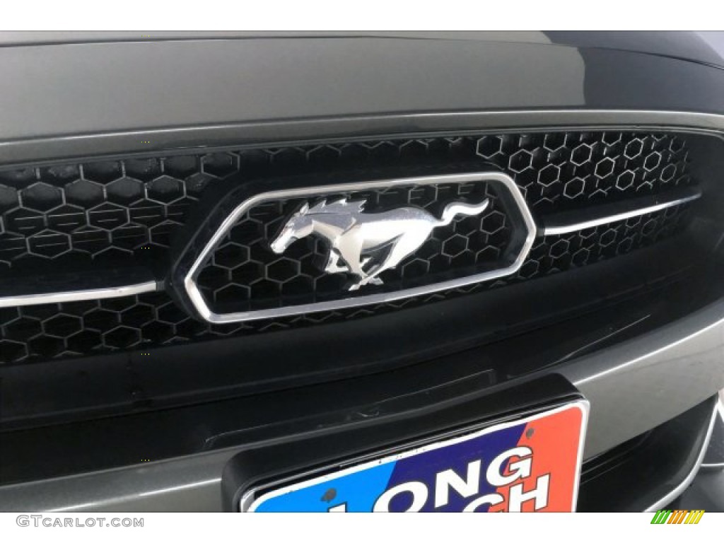2015 Mustang EcoBoost Premium Coupe - Magnetic Metallic / Ebony photo #27