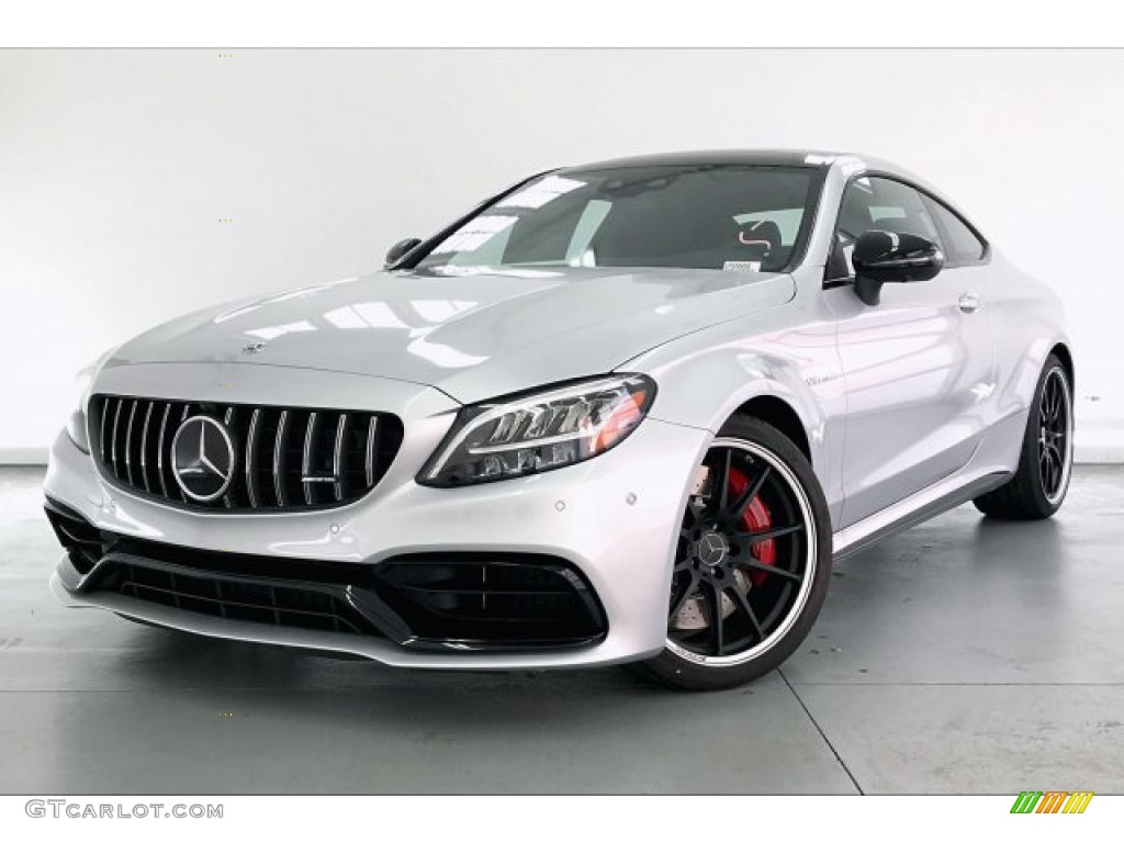 2020 C AMG 63 S Coupe - Iridium Silver Metallic / Red Pepper/Black photo #12