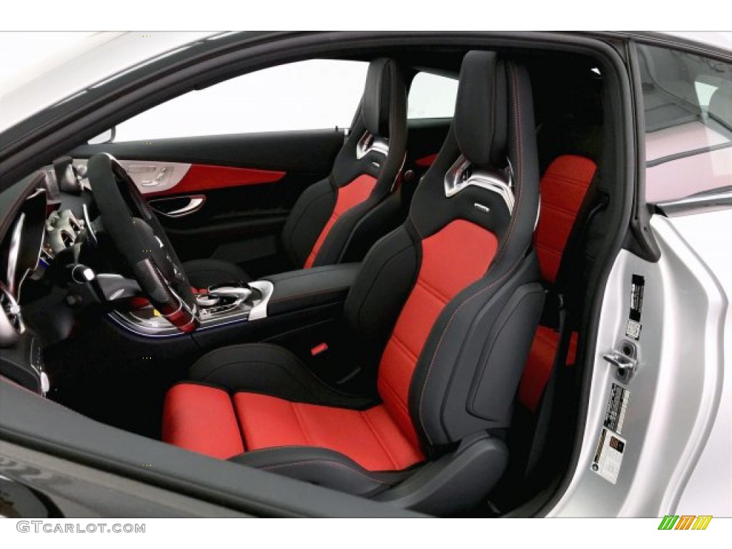 Red Pepper/Black Interior 2020 Mercedes-Benz C AMG 63 S Coupe Photo #136467565