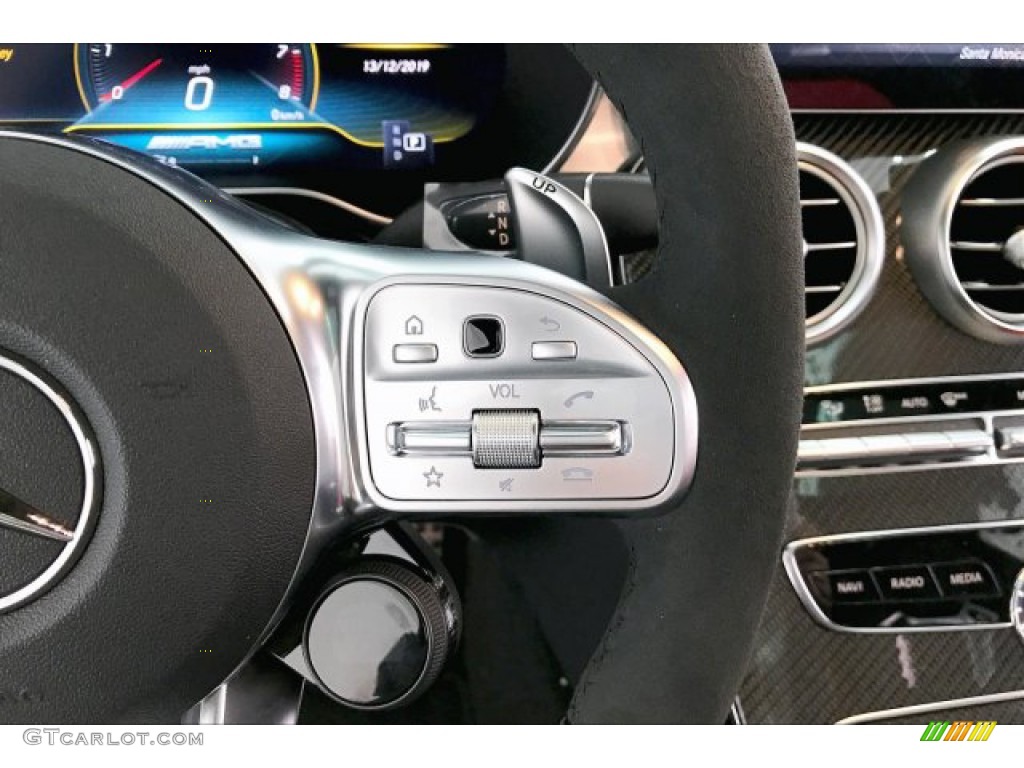2020 Mercedes-Benz C AMG 63 S Coupe Red Pepper/Black Steering Wheel Photo #136467616