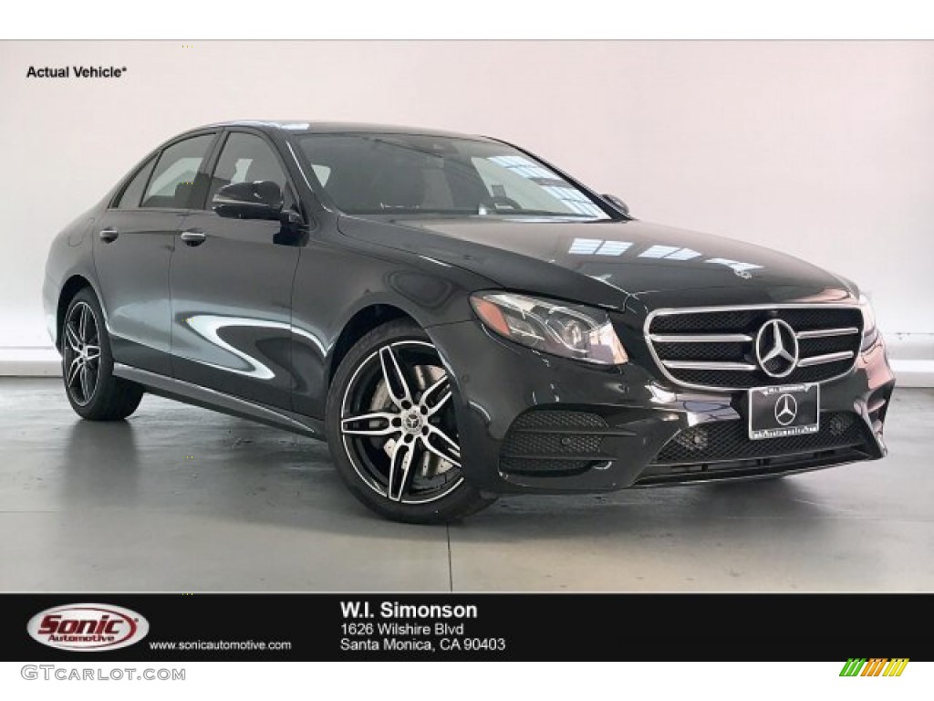 2020 E 450 4Matic Sedan - Obsidian Black Metallic / Black photo #1