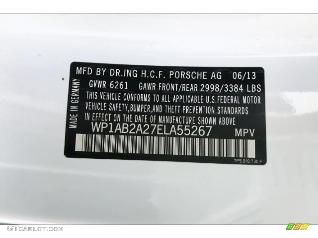 2014 Cayenne S - White / Black photo #24