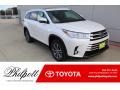 2019 Blizzard Pearl White Toyota Highlander LE  photo #1