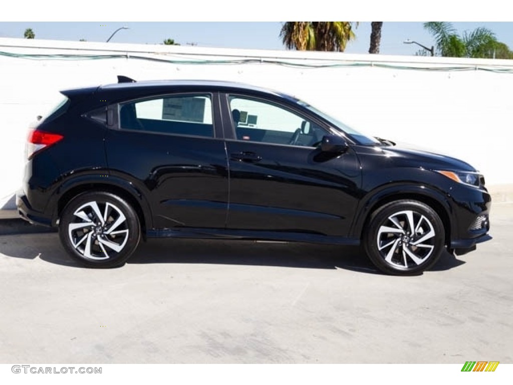 2020 HR-V Sport - Crystal Black Pearl / Black photo #9