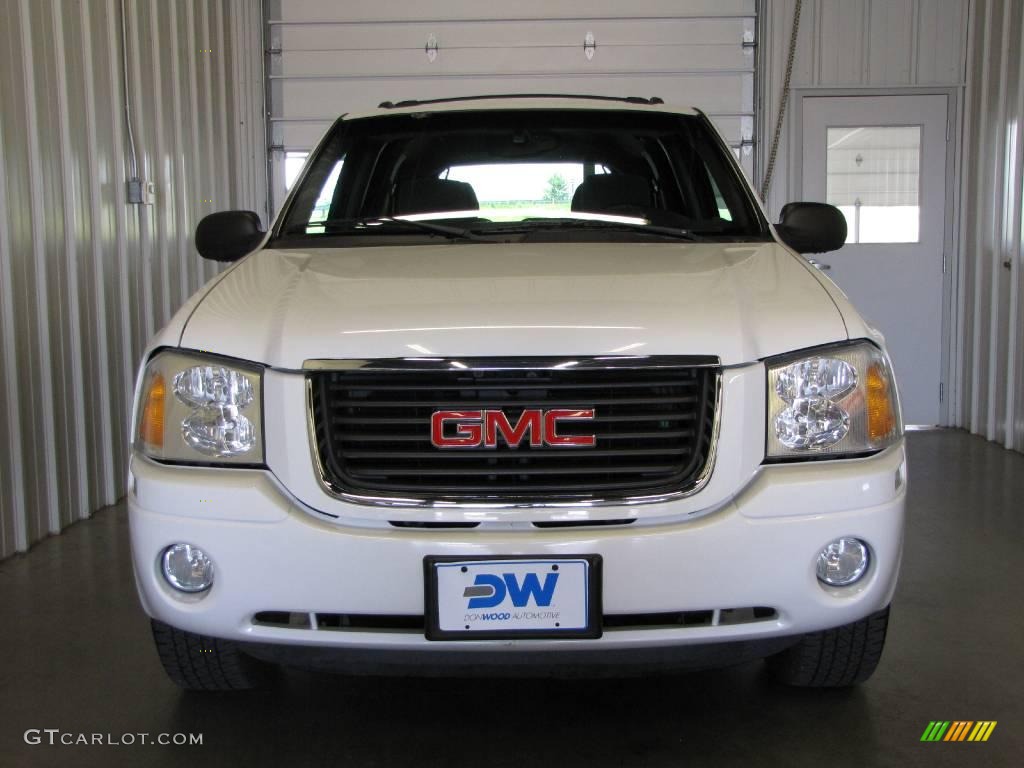 2002 Envoy SLE 4x4 - Summit White / Medium Pewter photo #4