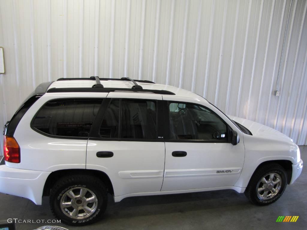 2002 Envoy SLE 4x4 - Summit White / Medium Pewter photo #5
