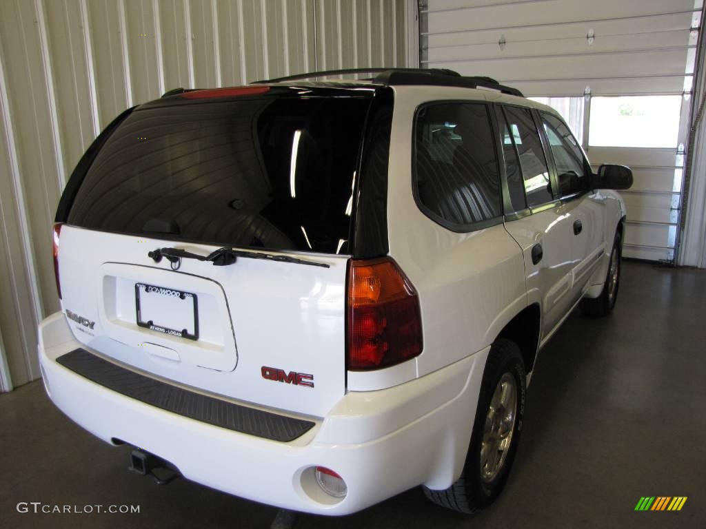 2002 Envoy SLE 4x4 - Summit White / Medium Pewter photo #8