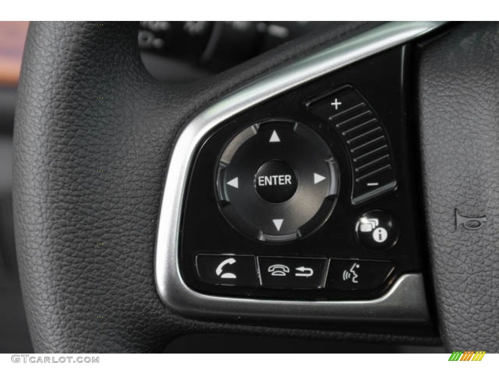 2020 Honda CR-V EX Black Steering Wheel Photo #136476253