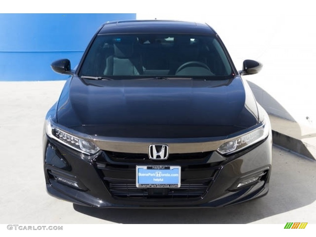 2020 Accord Sport Sedan - Crystal Black Pearl / Black photo #3