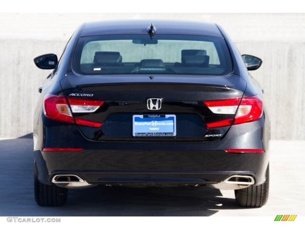 2020 Accord Sport Sedan - Crystal Black Pearl / Black photo #6
