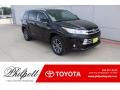 2019 Midnight Black Metallic Toyota Highlander XLE  photo #1