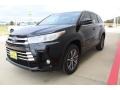 2019 Midnight Black Metallic Toyota Highlander XLE  photo #4