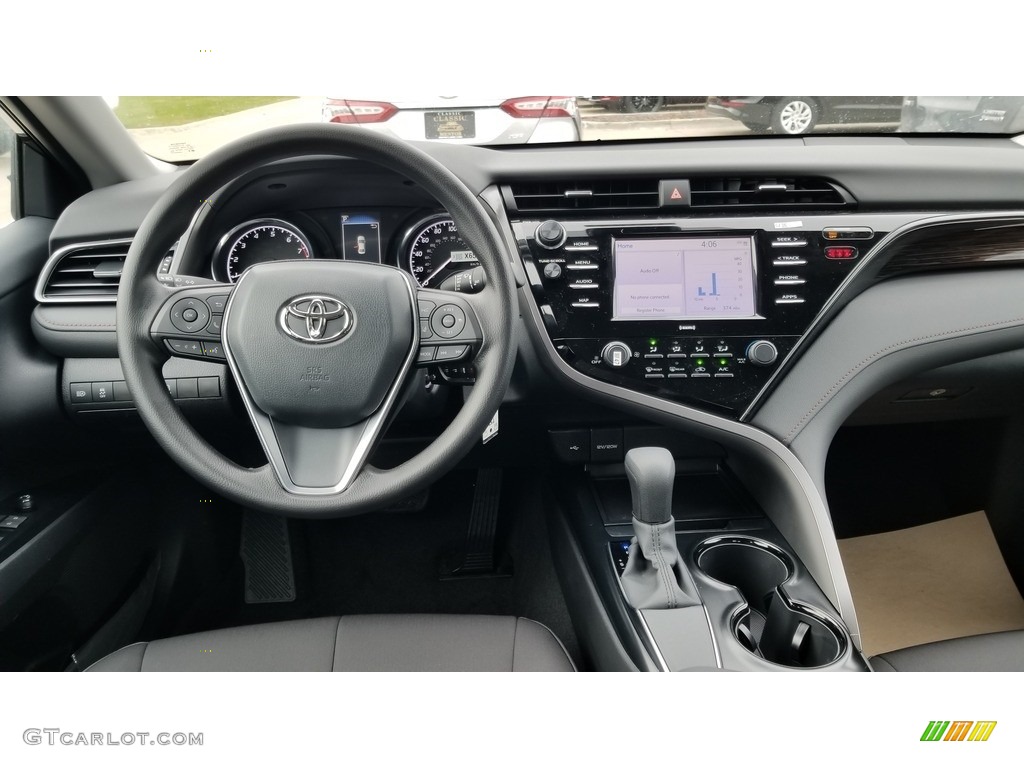2020 Toyota Camry LE Black Dashboard Photo #136482949