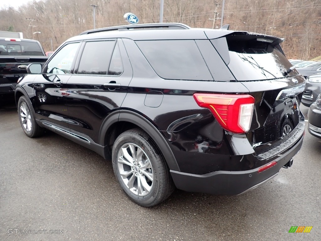 2020 Explorer XLT 4WD - Agate Black Metallic / Ebony photo #6