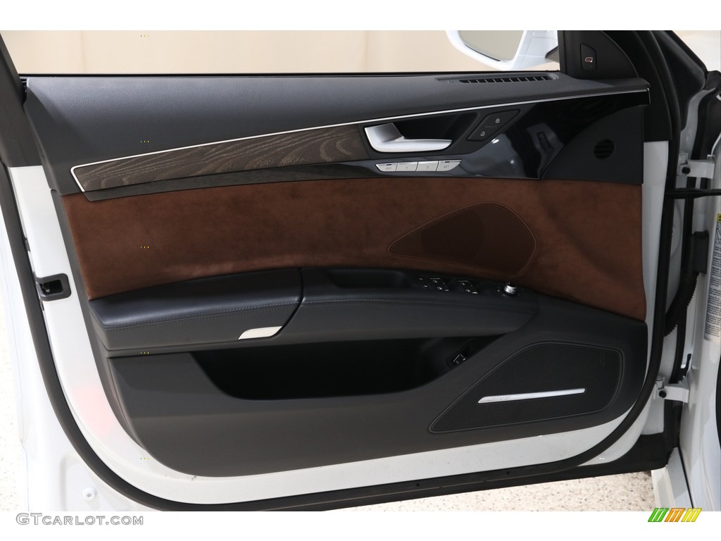 2017 A8 L 3.0T quattro - Glacier White Metallic / Nougat Brown photo #4