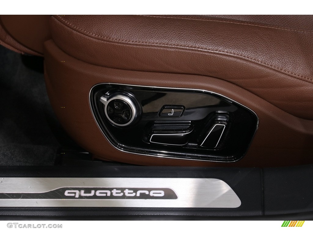 2017 A8 L 3.0T quattro - Glacier White Metallic / Nougat Brown photo #5