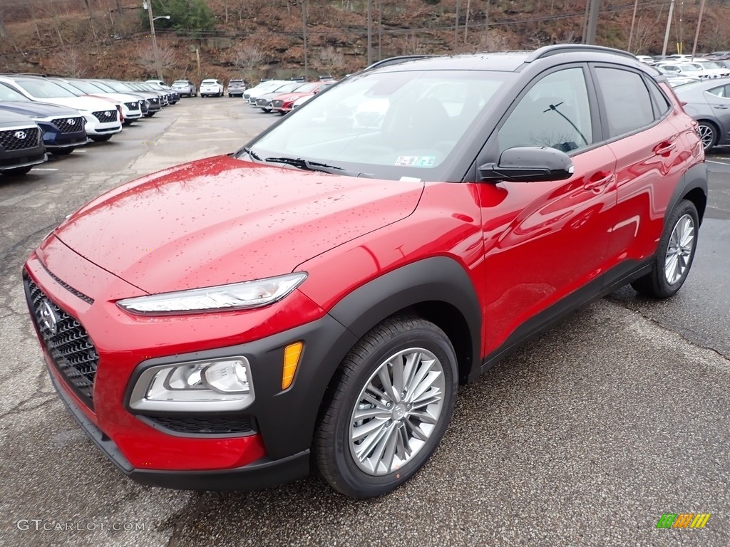 Pulse Red 2020 Hyundai Kona SEL AWD Exterior Photo #136484398