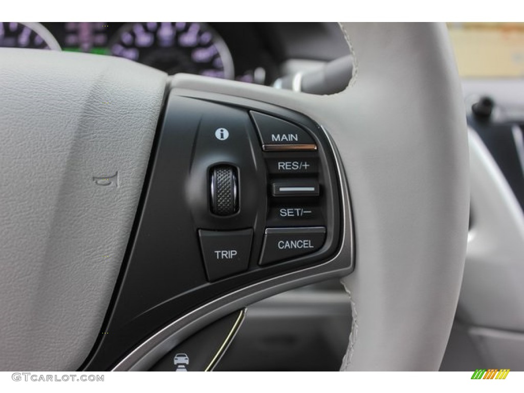 2020 Acura RLX Sport Hybrid SH-AWD Graystone Steering Wheel Photo #136484407