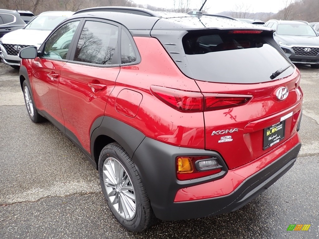 2020 Kona SEL AWD - Pulse Red / Black photo #6